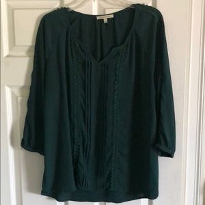 Women’s Blouse, Forrest Green